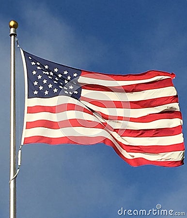 American Flag Stock Photo