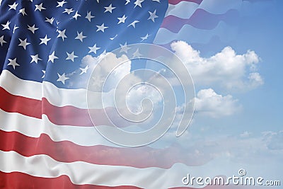 American flag Stock Photo