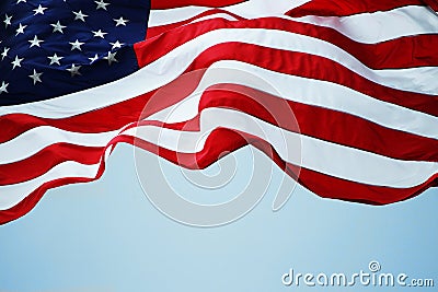 American Flag Stock Photo