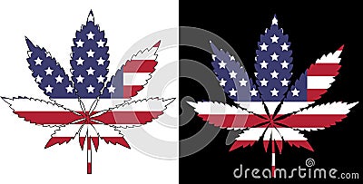 American Flag Vector Illustration