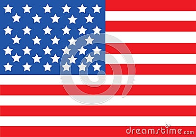 American flag vector Vector Illustration