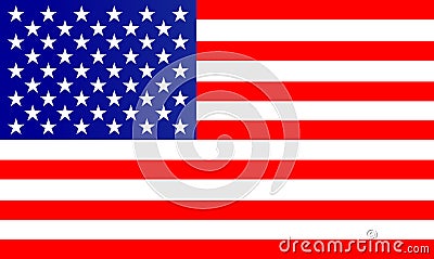 American flag vector Vector Illustration