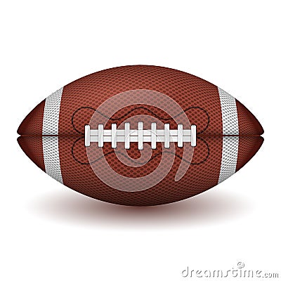 American Football Ball Vector Illustration