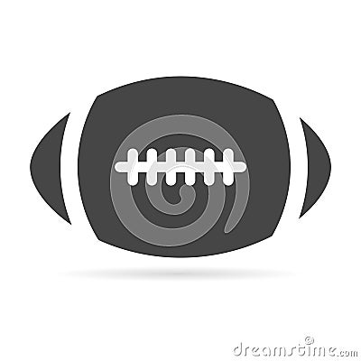 American football ball icon Vector Illustration