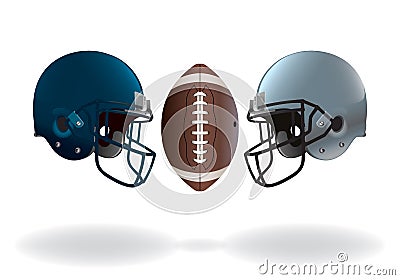 American Football Championship Game Vector Illustration