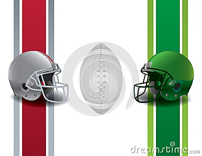 American Football Championship Vector Illustration