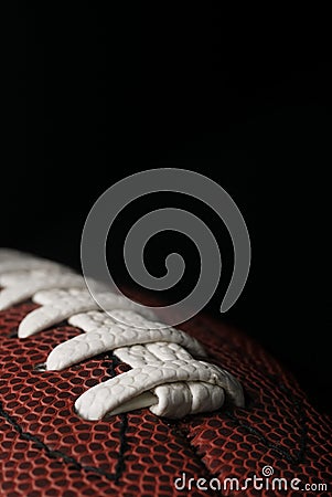 American football closeup Stock Photo