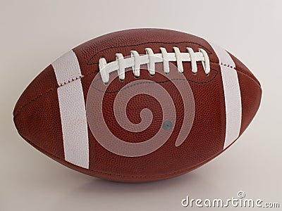 American Football Game Ball Stock Photo