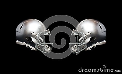 American football helmet Stock Photo