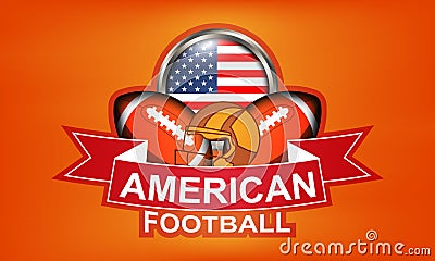 american football posters Stock Photo