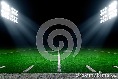 American football stadium background Stock Photo