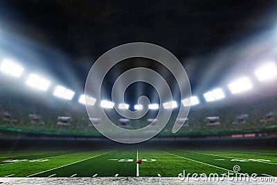 American football stadium Stock Photo