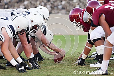 American Football Teams Editorial Stock Photo