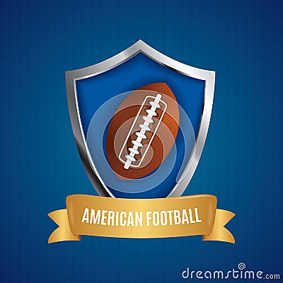 american football wallpaper. Vector illustration decorative design Vector Illustration