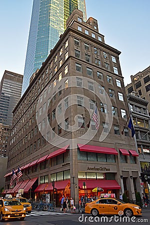 American Girl Place shop along Fifth Avenue, New York City Editorial Stock Photo