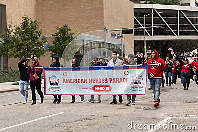 The American Heroes Parade Editorial Stock Photo