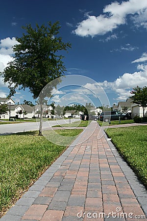 American homes Stock Photo