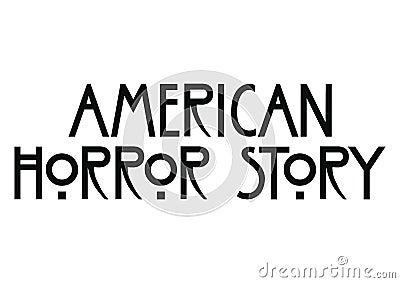 American Horror Story Logo Editorial Stock Photo