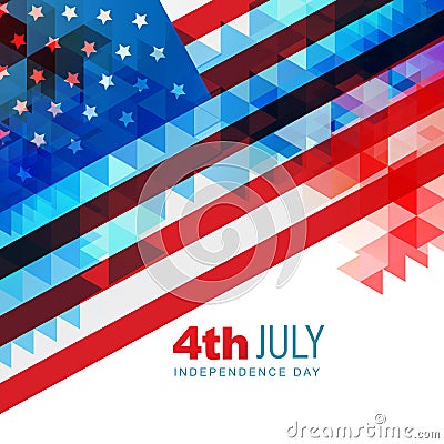 American independence day Vector Illustration