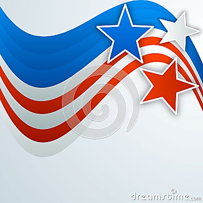 American Independence Day background or concept.. Stock Photo