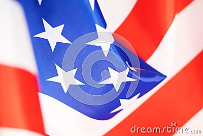 American liberty day, usa flag is a symbol of pride and respect for the motherland, a patriotic sign of the states, the Stock Photo