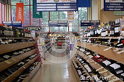 American Liquor Store Editorial Stock Photo