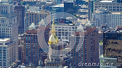 American metropolis of New York City Manhattan panorama Editorial Stock Photo