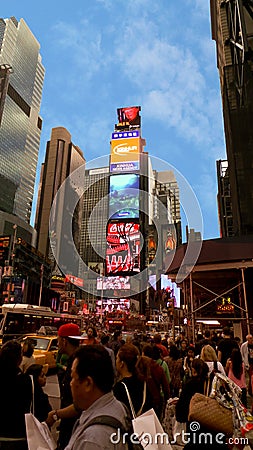 American metropolis of New York City Manhattan panorama Editorial Stock Photo