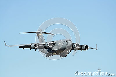 American Military Transport Plane Editorial Stock Photo