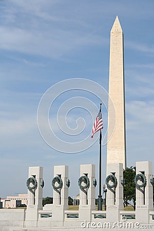 American Monuments Stock Photo