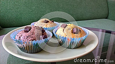 American muffins Stock Photo