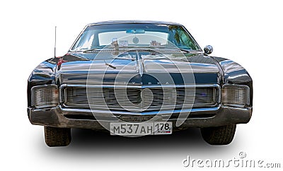 The American personal luxury car Buick Riviera 1966. White background Editorial Stock Photo