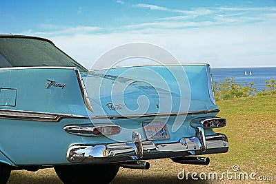 American plymouth fury tail lights Editorial Stock Photo