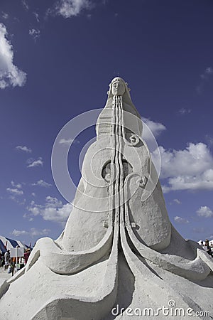 2015 American Sand Sculpting Championships Editorial Stock Photo