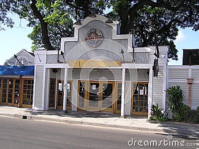 Bubba Gump Shrimp Restaurant Lahaina Maui Hawaii Editorial Stock Photo