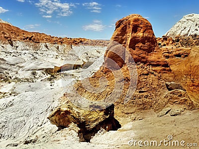 American Southwest, Colorful Desert Landscape Stock Photo