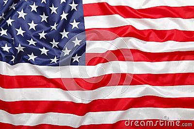 American stars and stripes flag background Stock Photo