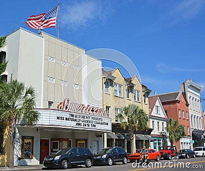 American Theater and its Art Deco facade stands out Editorial Stock Photo