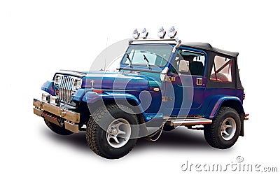 American tuning off-road car. Editorial Stock Photo