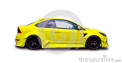 American tuning sports car Editorial Stock Photo