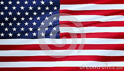 American USA flag, stars and stripes, united states of america Stock Photo