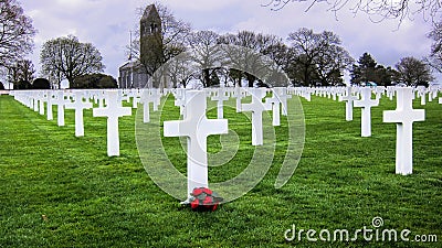 American War Cemetery Stock Photo