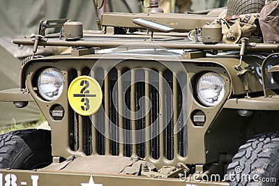 American Willys Jeep Stock Photo