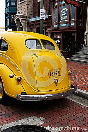 American Yellow Cab car Editorial Stock Photo