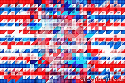 Americana pattern Stock Photo