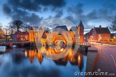 Amersfoort, Netherlands at the Koppelpoort at dawn Stock Photo