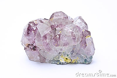 Amethyst crystal Stock Photo