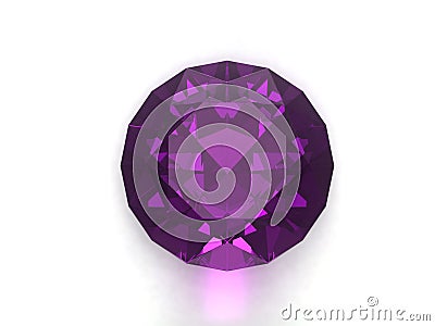 Amethyst gem Stock Photo