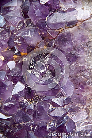 Amethyst Geode Stock Photo