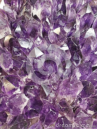 amethyst mineral texture Stock Photo